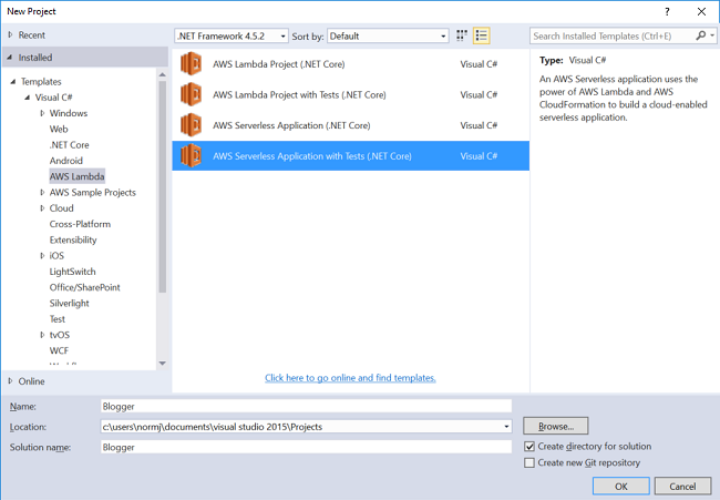 serverless-new-project