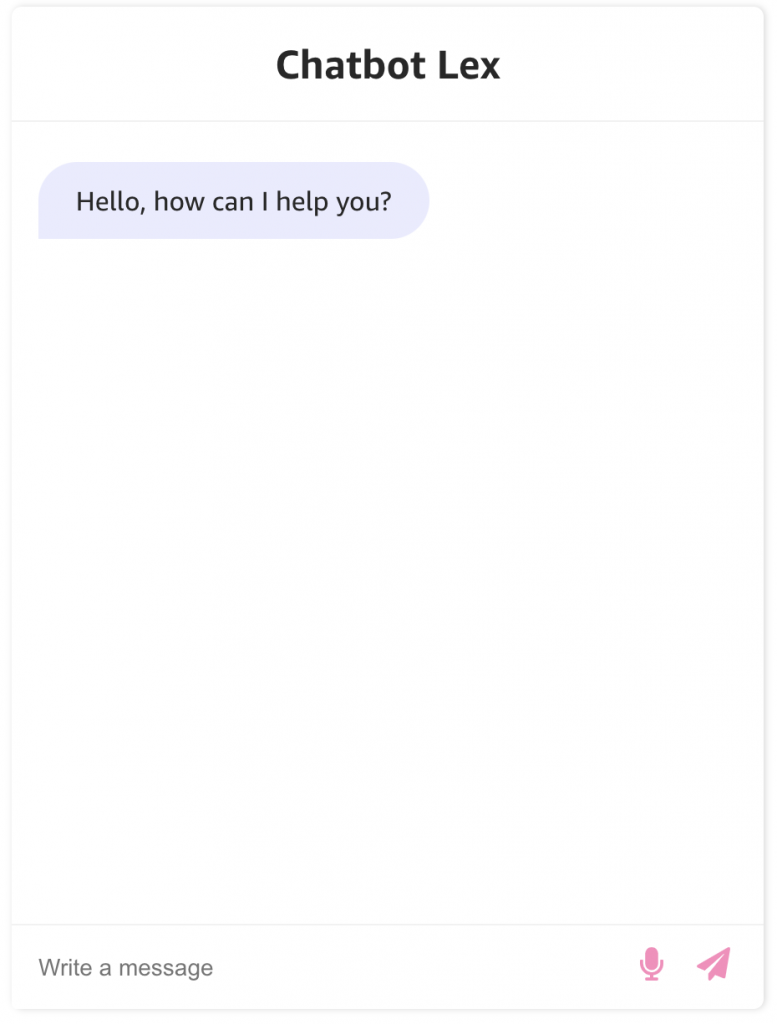 Pink styled chat bot