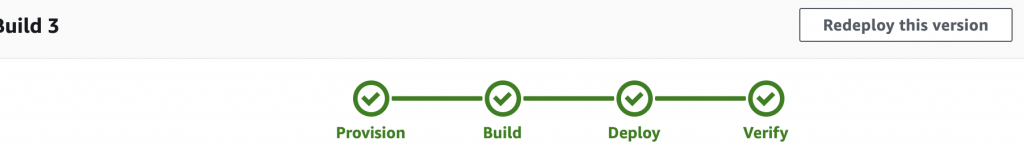 Screenshot of Build Progress