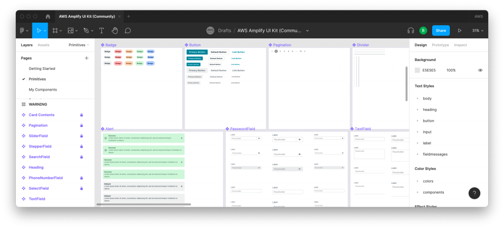 Screenshot of Figma file
