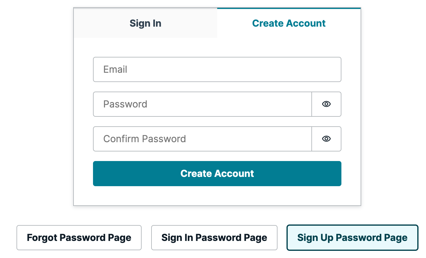 Headless usage of Amplify Authenticator