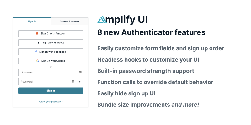 8 New features in the Amplify Authenticator for web you should try