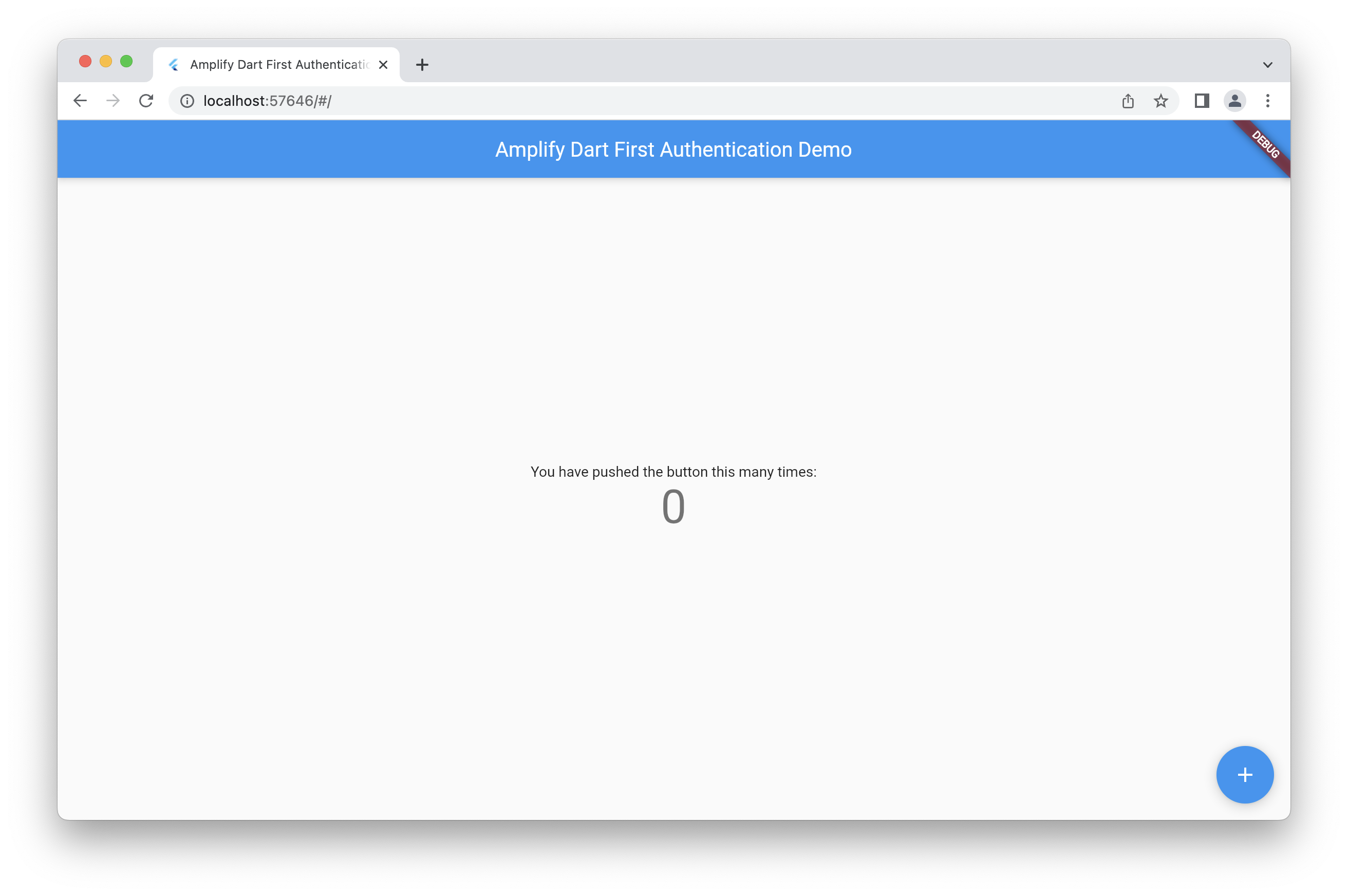Chrome Authenticator main page