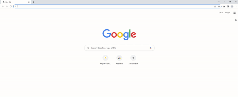 A GIF showing how you can toggle chrome extension tab from settings