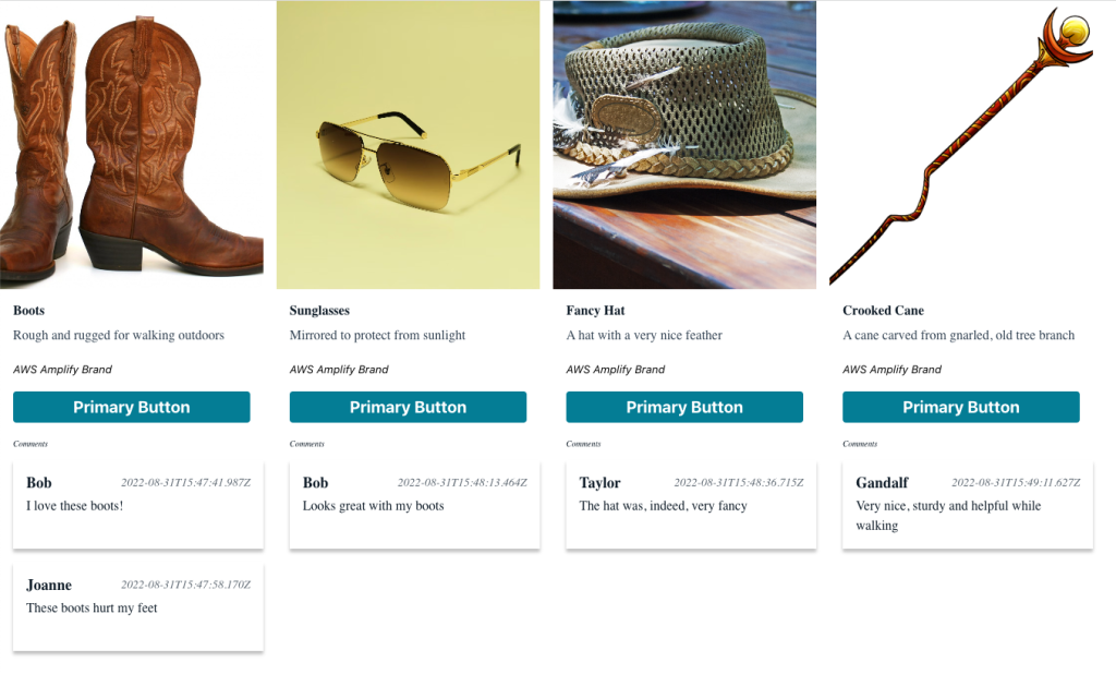 Screenshot of final rendered product