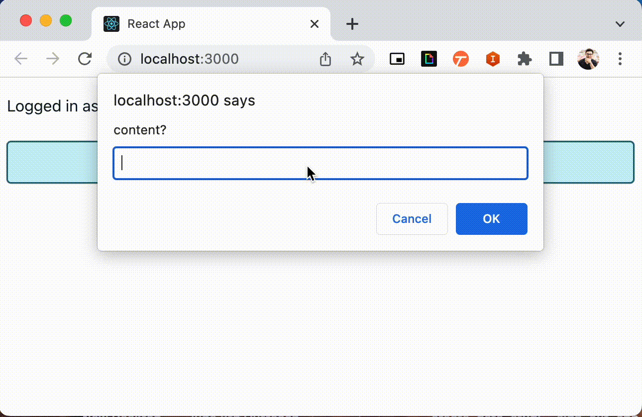 Demo of real-time subscriptions with GraphQL