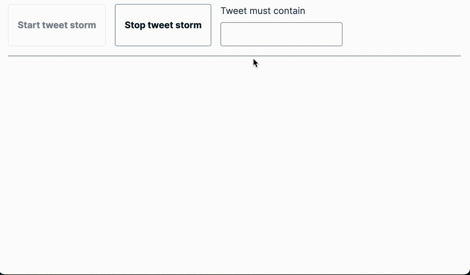 Demo of server-side subscription filter