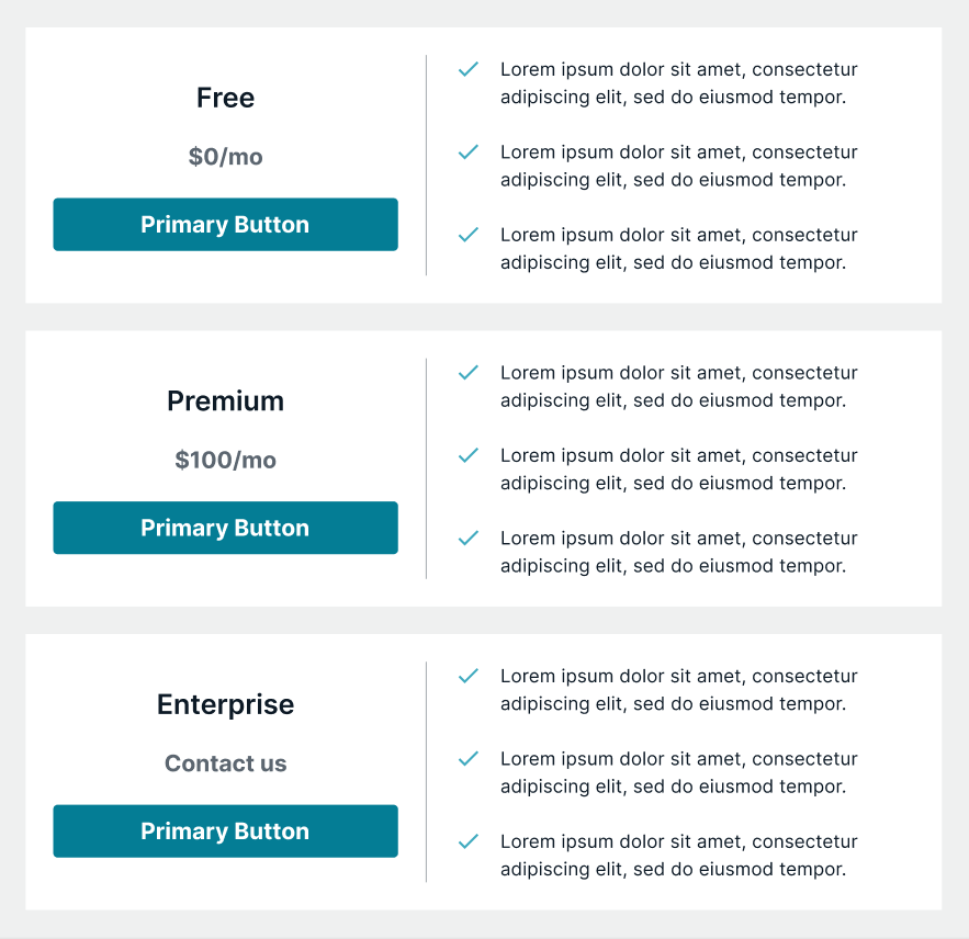 Screenshot of a variant of the original component, in a medium size