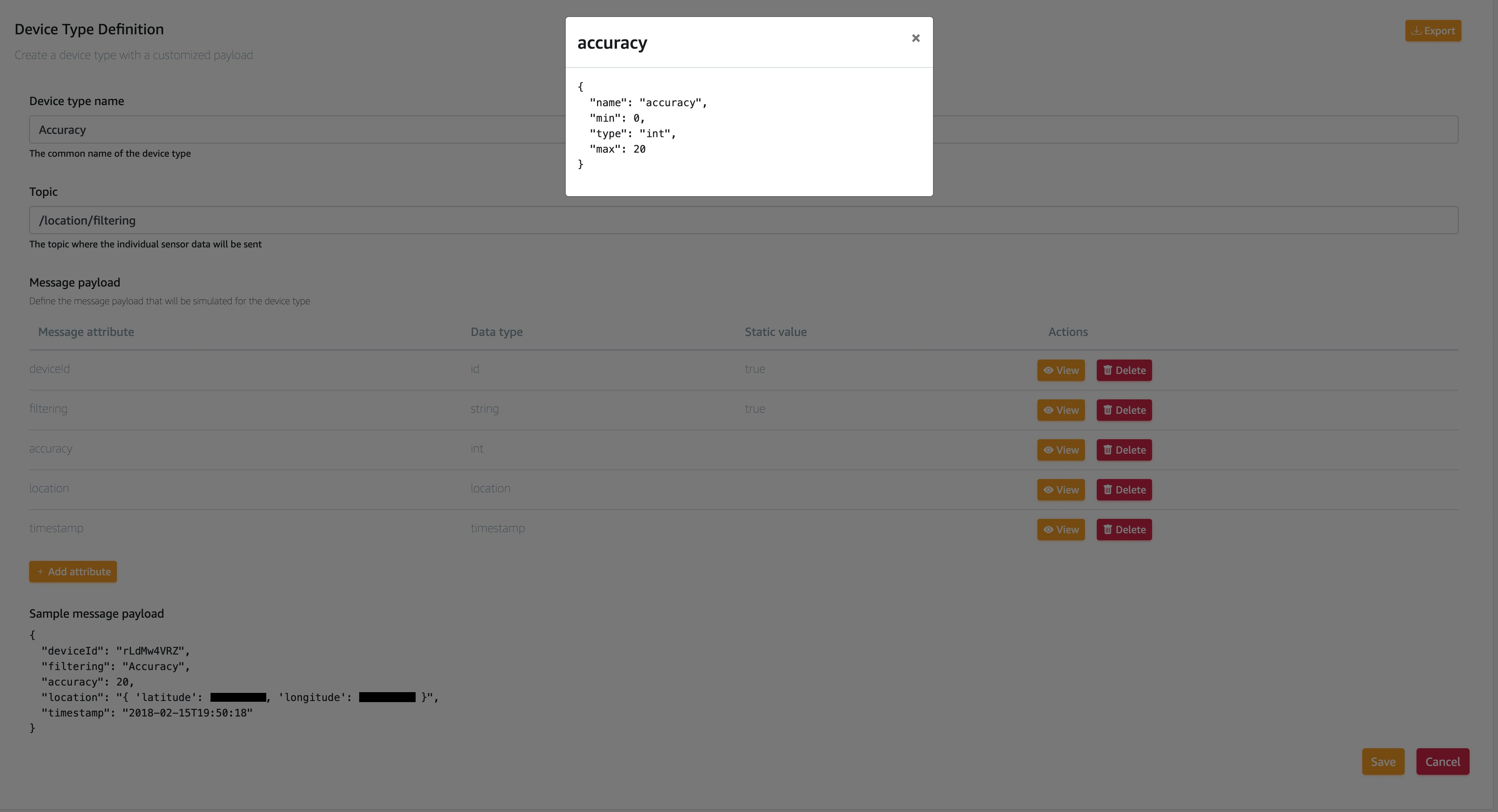 IoT Simulator Accuracy Setup