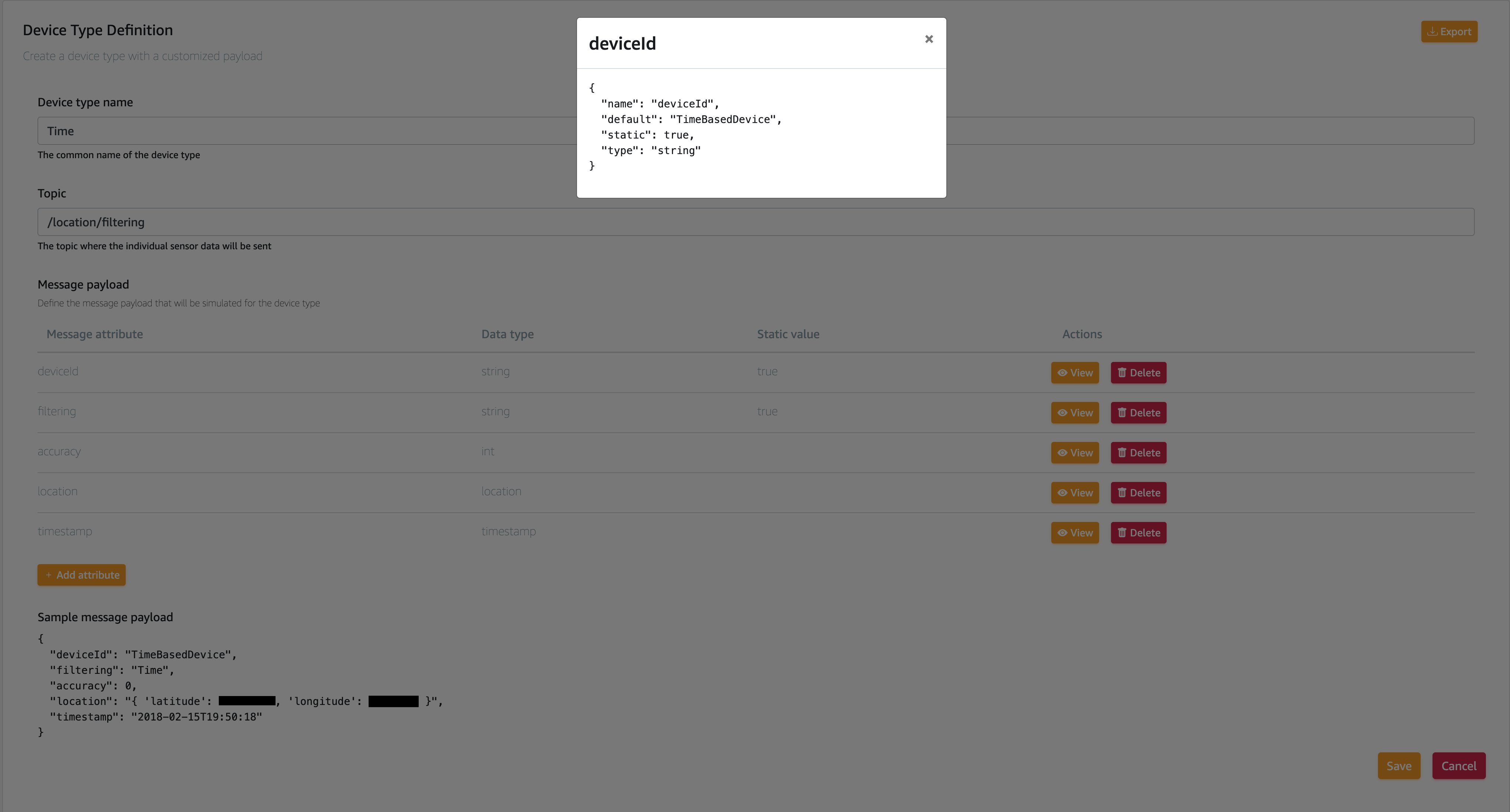 IoT Simulator Time Setup