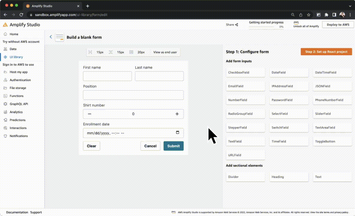 Demo video of using Select Fields