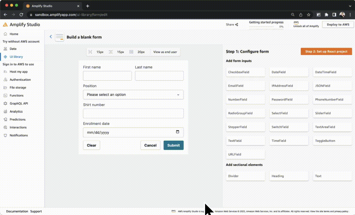 Demo video of adding a validation rule