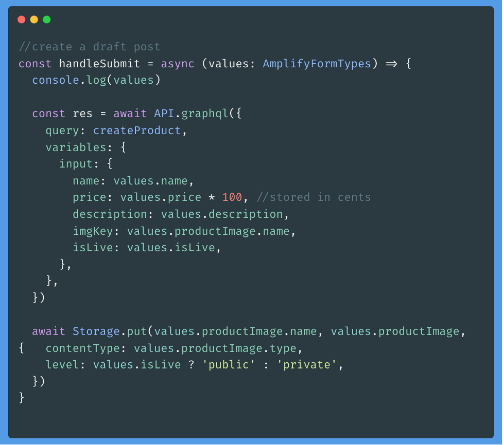 Sending an image along with API request