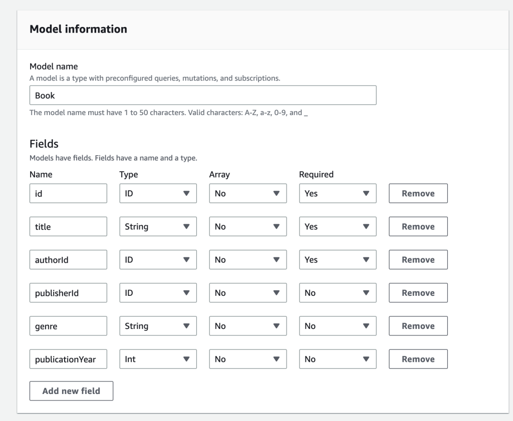 Source API Book Model