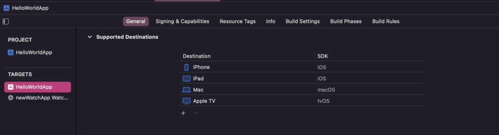 Adding Deployment Targets