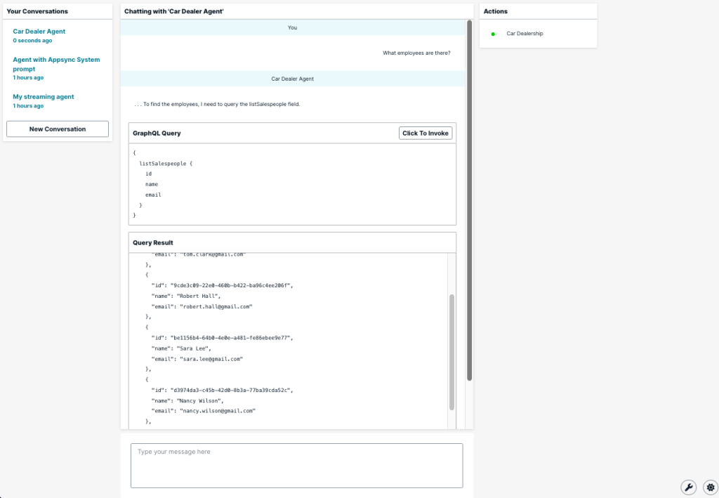 observation steps with query