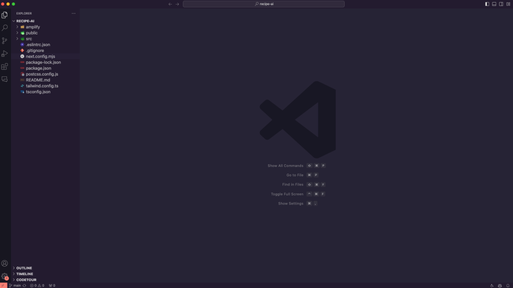 Open the cloned repository using VSCode