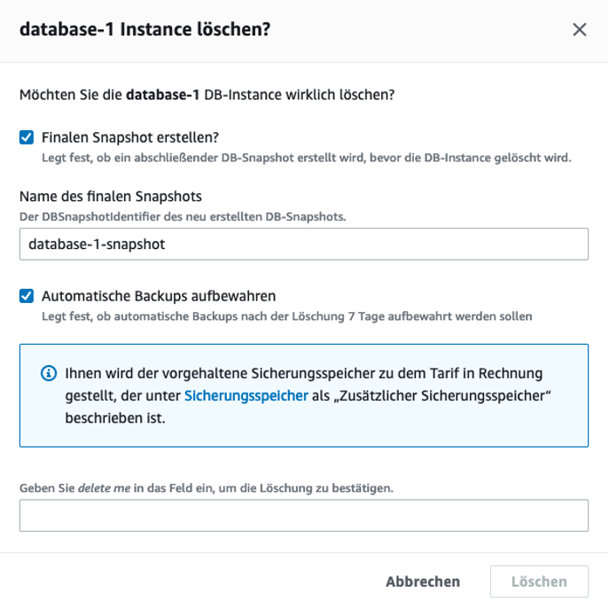 Snapshots und Backups erstellen