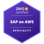 SAP on AWS specialty badge