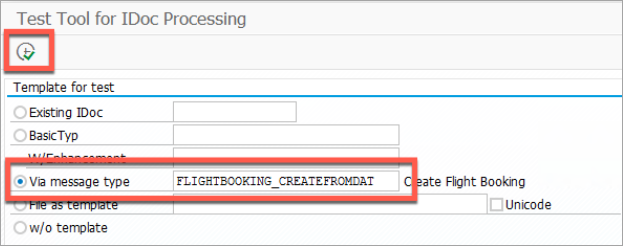 test tool for idoc processing