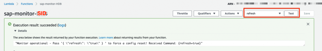 Lambda Test function