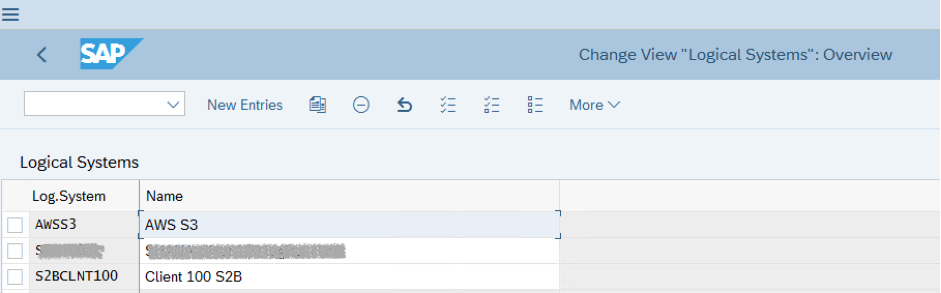 SAP Transaction BD54
