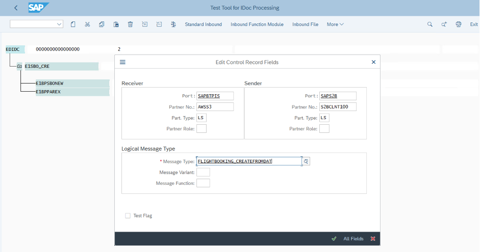 SAP Transaction WE19