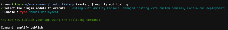 AWS Amplify Hosting Configuration
