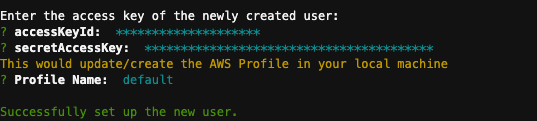 Configure AWS Amplify with IAM user