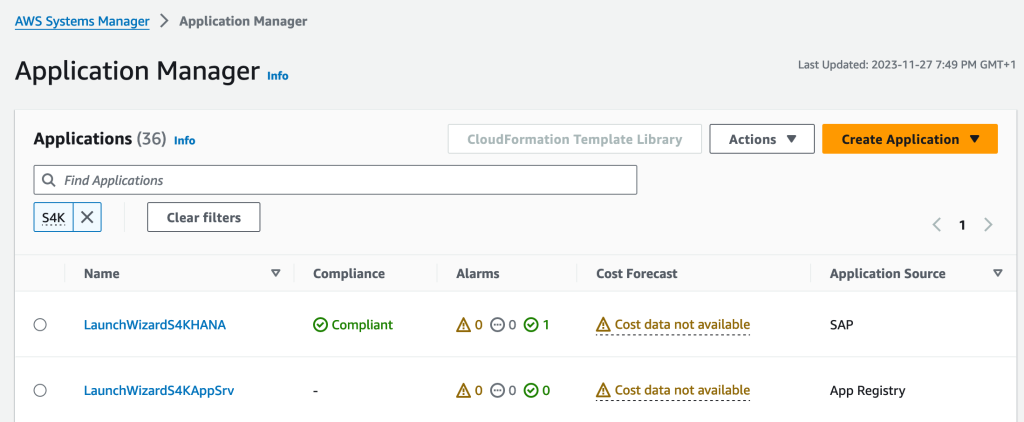 SSM Application Manager