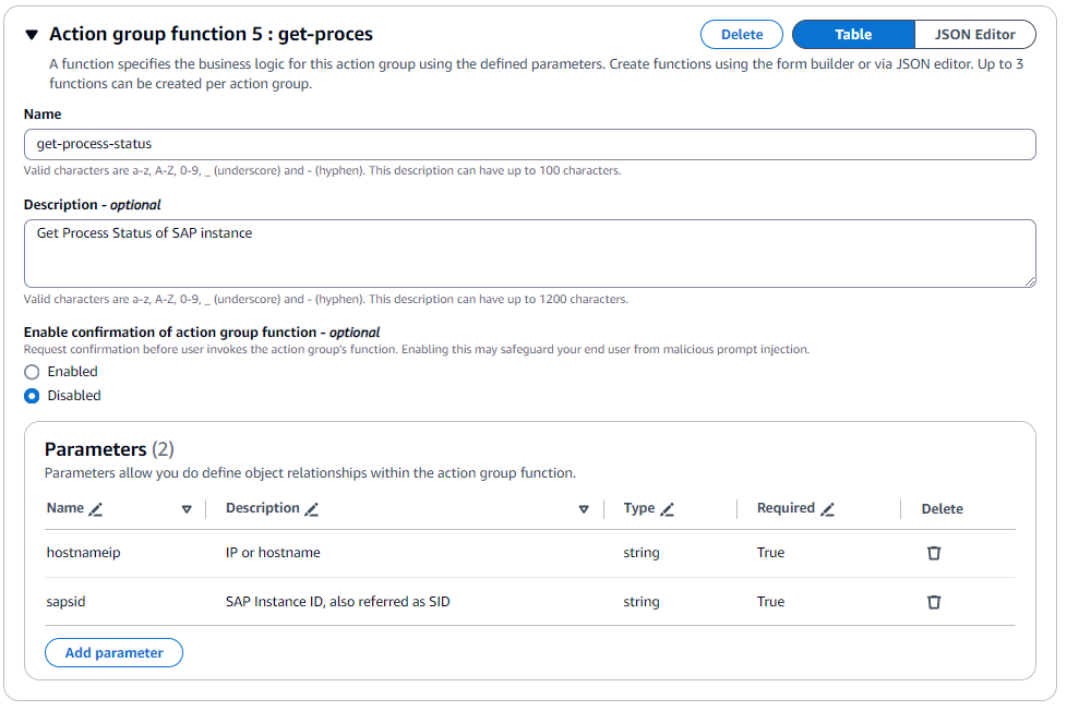 Figure 23 - Add function get-process-status