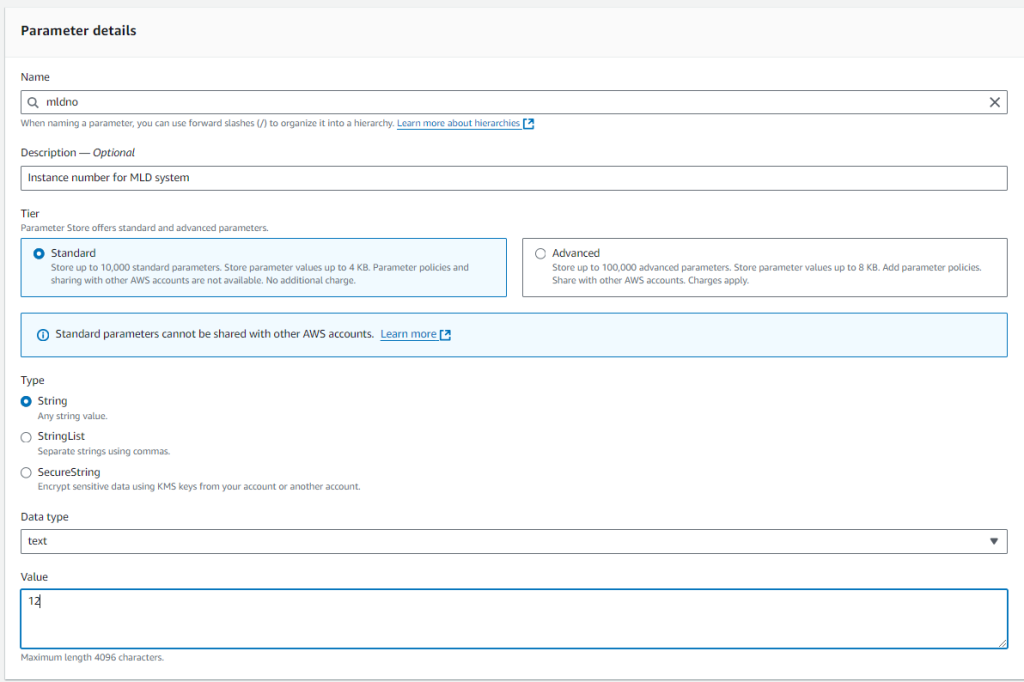 Figure 29 - SAP system number parameter entry