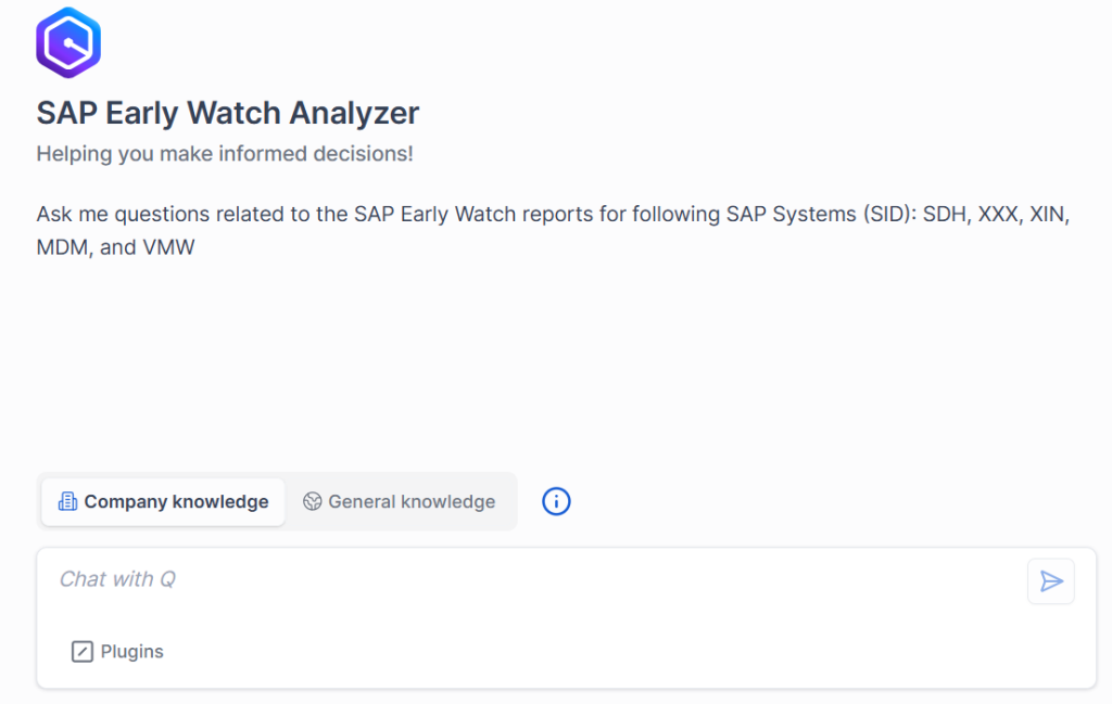 Figure 6 Early Watch Analyzer app