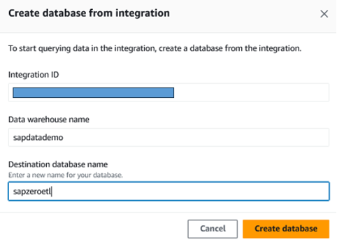 図10. Redshiftでデータベースを作成