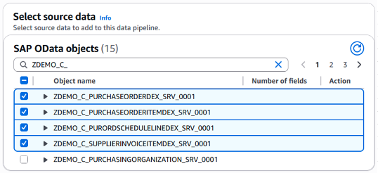 図5. SAPから購買発注ソースを選択