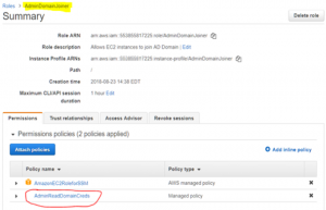 Screenshot of permission tab with roles