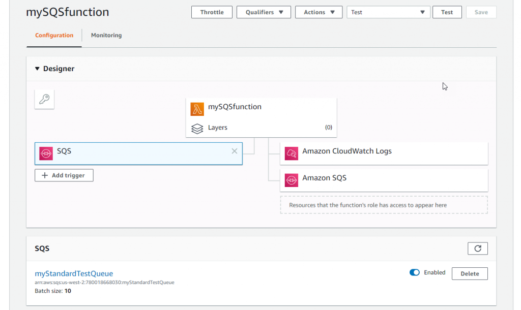 SQS FIFO trigger ready