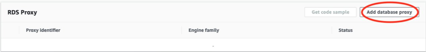 Add database proxy