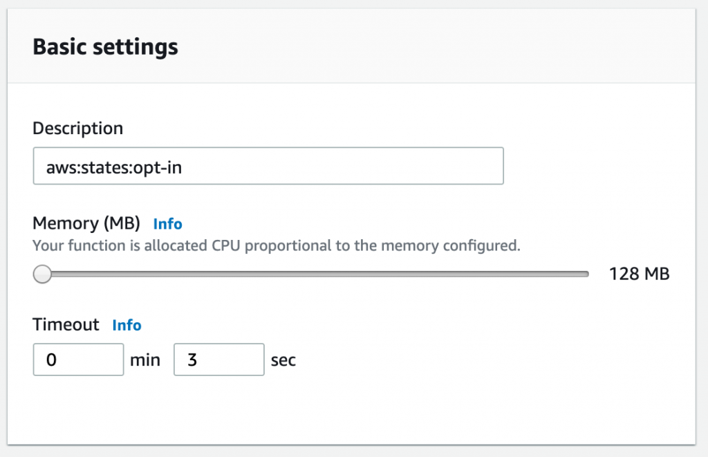 Opt-in in Description