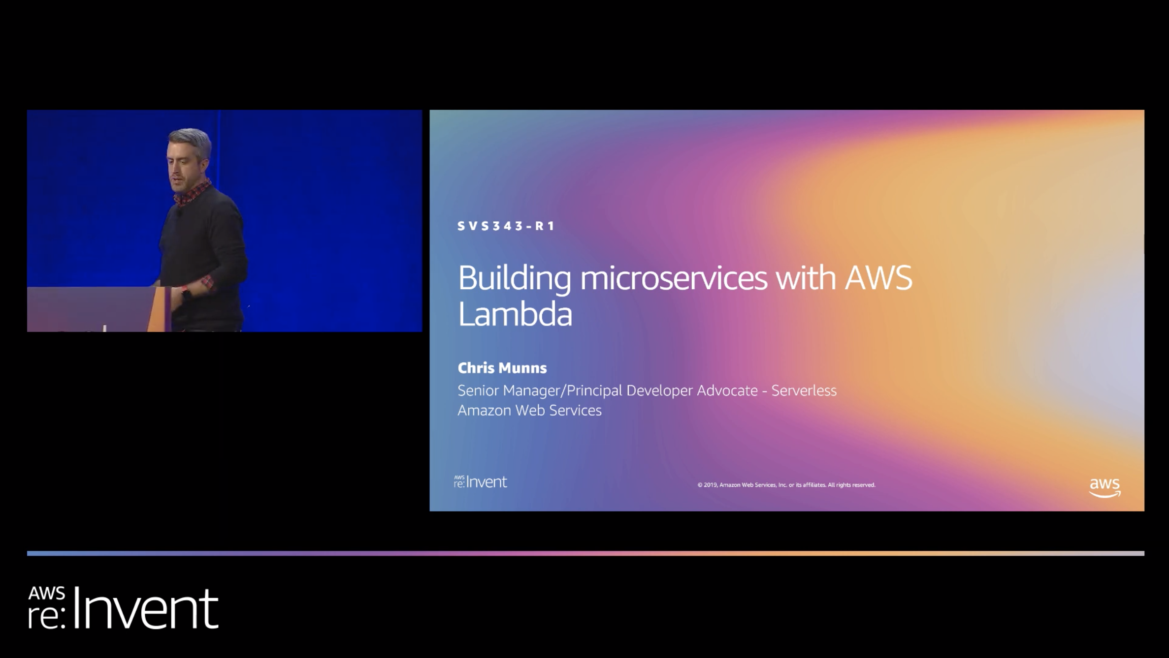 re:Invent presentation recordings