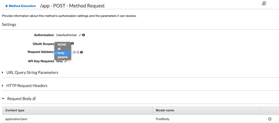 Attaching validation to methods
