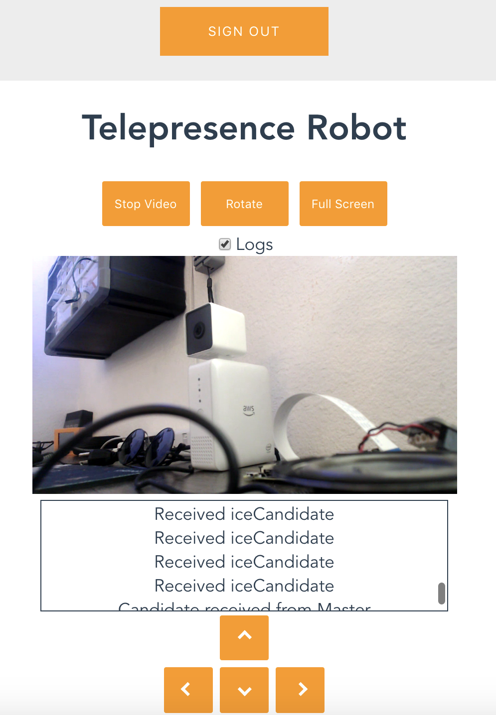 A preview of the web frontend built in the next blog.