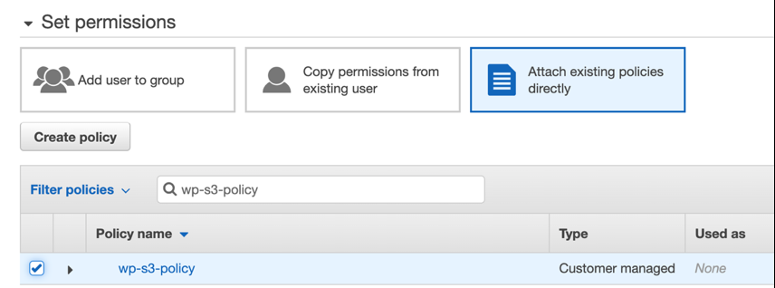 setting new permissions