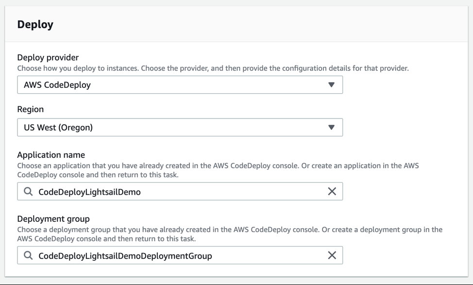 codedeploy configuration