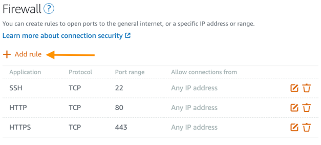 add rule to firewall