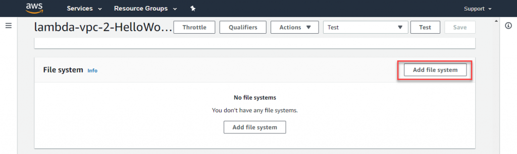 EFS: Add file system