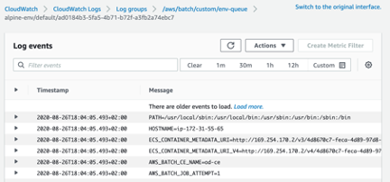 cloudwatch log events