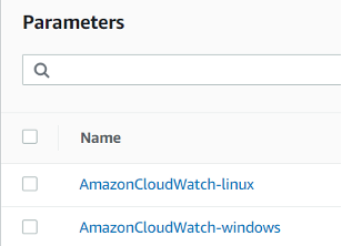 System Manager Parameter Store: Parameters created by CloudWatch agent configuration wizard