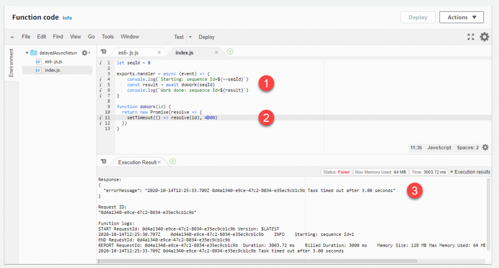 Catching delayed callbacks