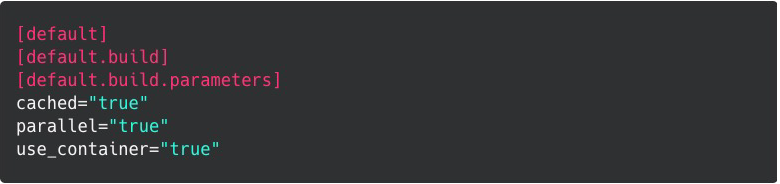 Final SAM Build configuration example